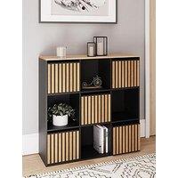 Gfw Kube 3X3 Storage Cube - Black/Oak
