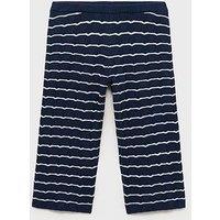 Mango Younger Girls Ula Knitted Co-Ord Trousers - Navy