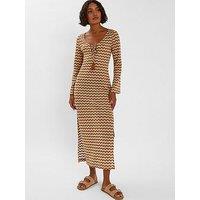 Accessorize Crochet Midaxi Dress - Natural
