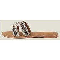 Accessorize Mono Bella Sandals - Black White