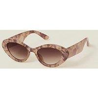 Accessorize Marble Cateye Sunglasses- Pink