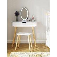 Gfw Signy Led Dressing Table With Stool