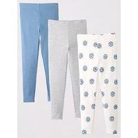 Mini V By Very Boys 3 Pack Ribbed Leggings - Multi