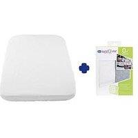 Chicco Next2Me Refresh Bundle, Replacement Mattress & 2 Fitted Sheets, Grey Fox