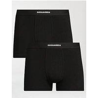 Dsquared2 Dsquared 2 Pack Stetch Cotton Trunks - Black