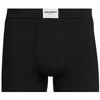 Dsquared2 Dsquared Heritage Stretch Cotton Logo Trunks - Black