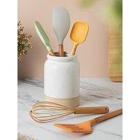 Kitchencraft Idilica Kitchen Tools And Utensil Holder Set