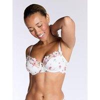 Boux Avenue Blossom Balconette Bra - White Mix