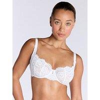 Boux Avenue Jasmine Balconette Bra - White