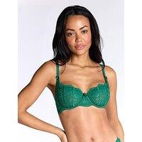 Boux Avenue Jasmine Balconette Bra - Green