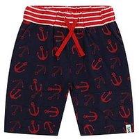 Lilly + Sid Boys Anchor Board Shorts - Multi