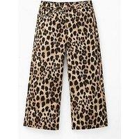 V By Very Girls Leopard Print Jeans - Print