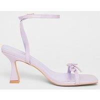 Quiz Purple Bow Detail Heels