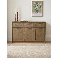 Very Home Chevry 3 Door, 3 Drawer Sideboard - Dark Oak