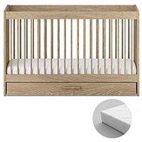 Silver Cross Geneva Cot Bed And Truefit Mattress