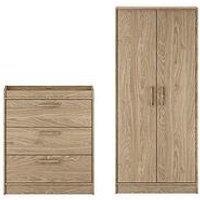 Silver Cross Geneva 2 Piece Set (Dresser And Wardrobe)