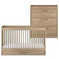 Silver Cross Geneva 2 Piece Set (Cotbed And Dresser)