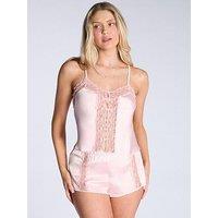Boux Avenue Cosette Satin Cami & Short Pyjama Set - Pink