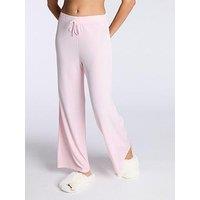 Boux Avenue Rib Modal Wide Leg Pants - Pink