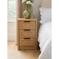 Very Home Chevry 3 Drawer Bedside