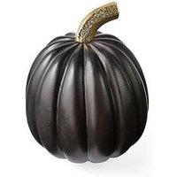 Very Home Large Wooden Pumpkin - Black 12.7Cm