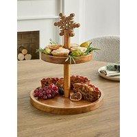 Very Home Snowflake Afternoon Tea Stand