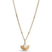 Enamel Copenhagen Daisy Soleil Gold Plated Sterling Silver Necklace