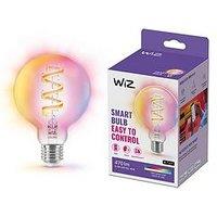 Philips Wiz Wiz G95 E27 Colour Clear Filament Smart Light Bulb