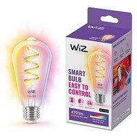 Philips Wiz Wiz St64 E27 Colour Clear Filament Smart Light Bulb