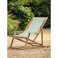 Gallery Direct Creta Deck Chair - Verde Stripe
