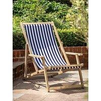 Gallery Direct Navy Stripe Deck Chair