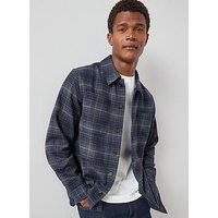 The Very Collection Double Pocket Overshirt - Navy
