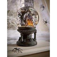 Very Home Spooky Scene Snowglobe With Music Halloween Decoration