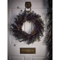 Very Home Cedar Leaf Wreath Halloween Decoration