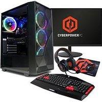 Cyberpower Pc Eurus Bundle - Geforce Gtx 1650 - Intel Core I3 - 8Gb - 500Gb - Black