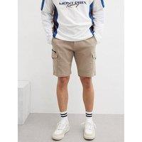 River Island Timberlake Cargo Shorts - Beige
