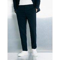 River Island Slim Fit Pinstripe Suit Trousers