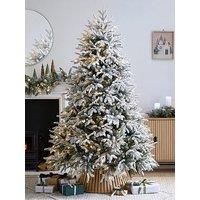 Very Home 7Ft Deluxe Snowden Pre Lit Flocked Christmas Tree