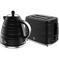 Swan Eejb245 Symphony 2 Slice Toaster And Kettle Set - Black