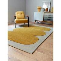 Asiatic Canvas Sculpt Yellow Rug