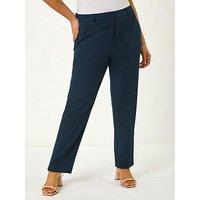 Roman Curve Straight Leg Trouser - Navy
