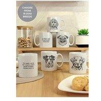 The Personalised Memento Company Personalised Dog Breed Mug