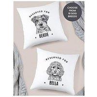 The Personalised Memento Company Personalised Dog Breed Cushion