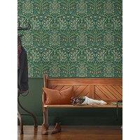 William Morris At Home William Morris Blackthorn Deep Green Wallpaper