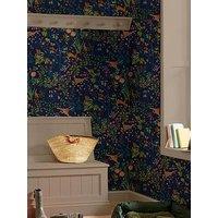 Joules Enchanted Woodland Navy Wallpaper