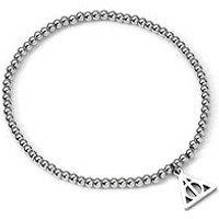 Harry Potter Stainless Steel Deathly Hallows Ball Bead Bracelet