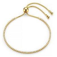 Orelia Fine Crystal Tennis Slider Bracelet