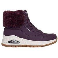 Skechers Uno Rugged Fall Air Boot - Wine