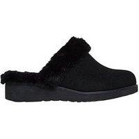 Skechers Keepsakes Wedge Time To Cruise Slipper - Black