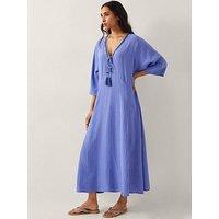 Monsoon Leslie Blue Kaftan - Blue